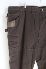 NEW Wrangler Riggs Workwear Brown Ranger Relaxed Fit Pants | 50X30