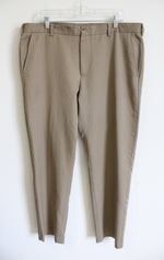 Van Heusen Tan Traveler Trouser Pant | 38x32