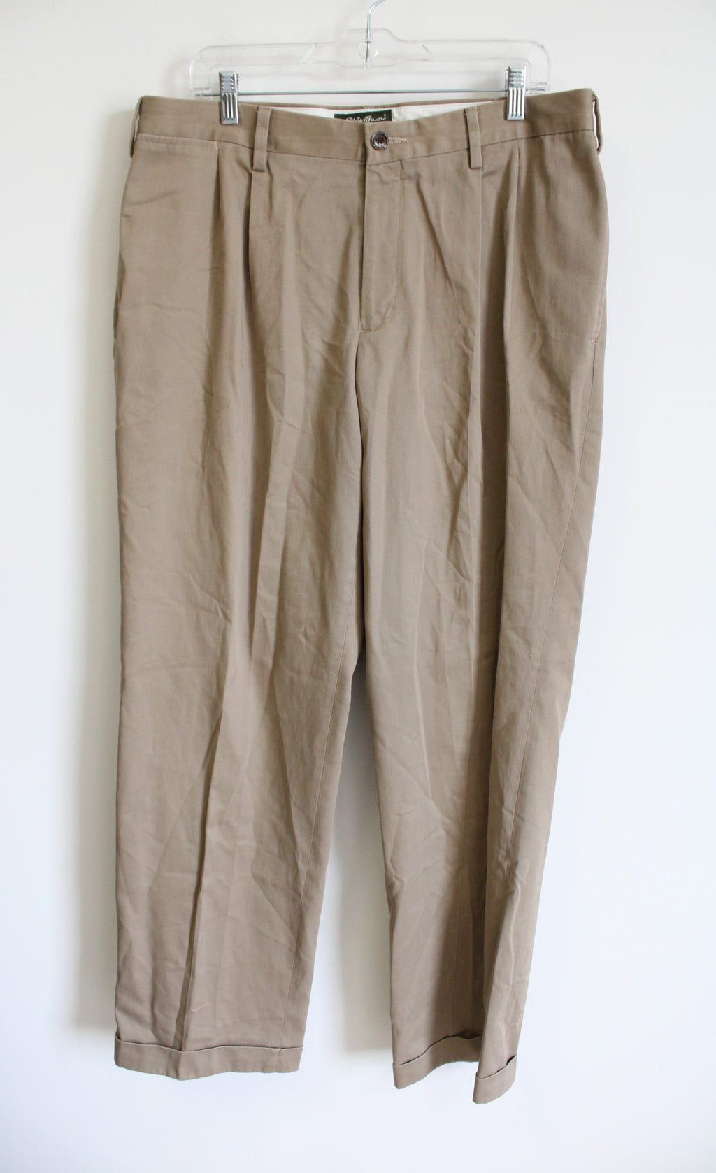 Eddie Bauer Classic Fit Brown Trouser Pants | 36x34