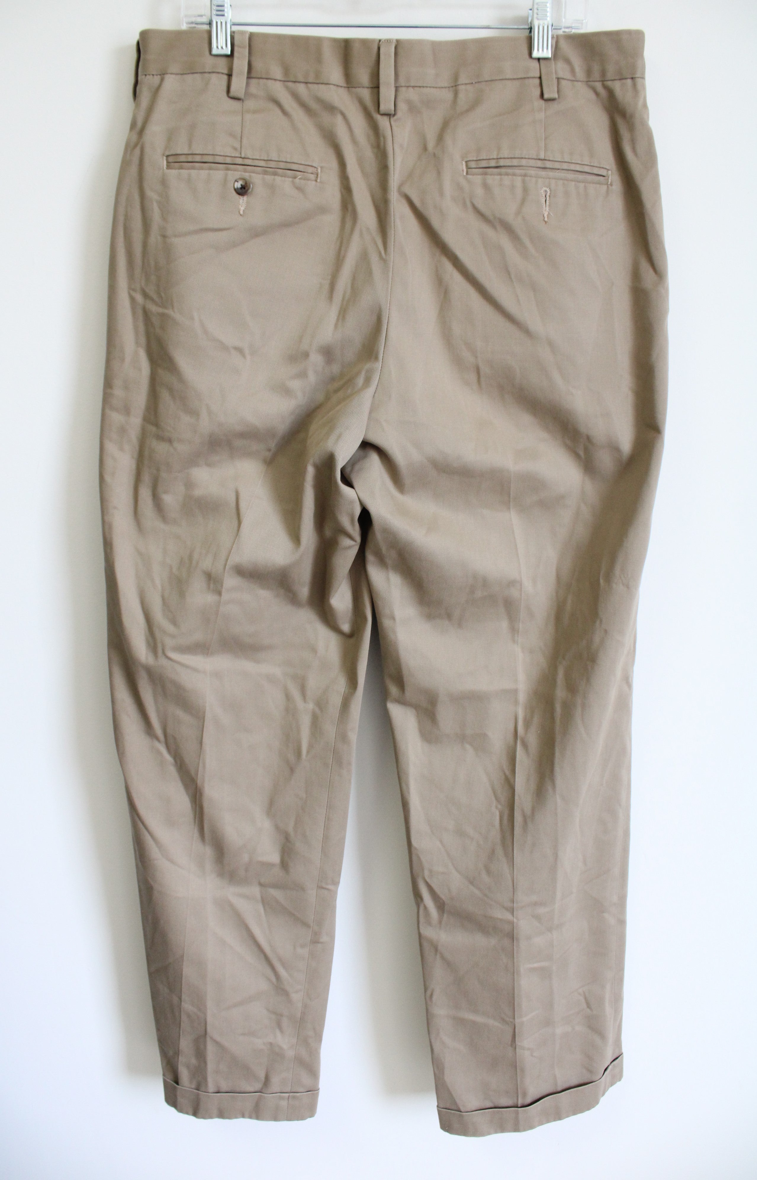 Eddie Bauer Classic Fit Brown Trouser Pants | 36x34