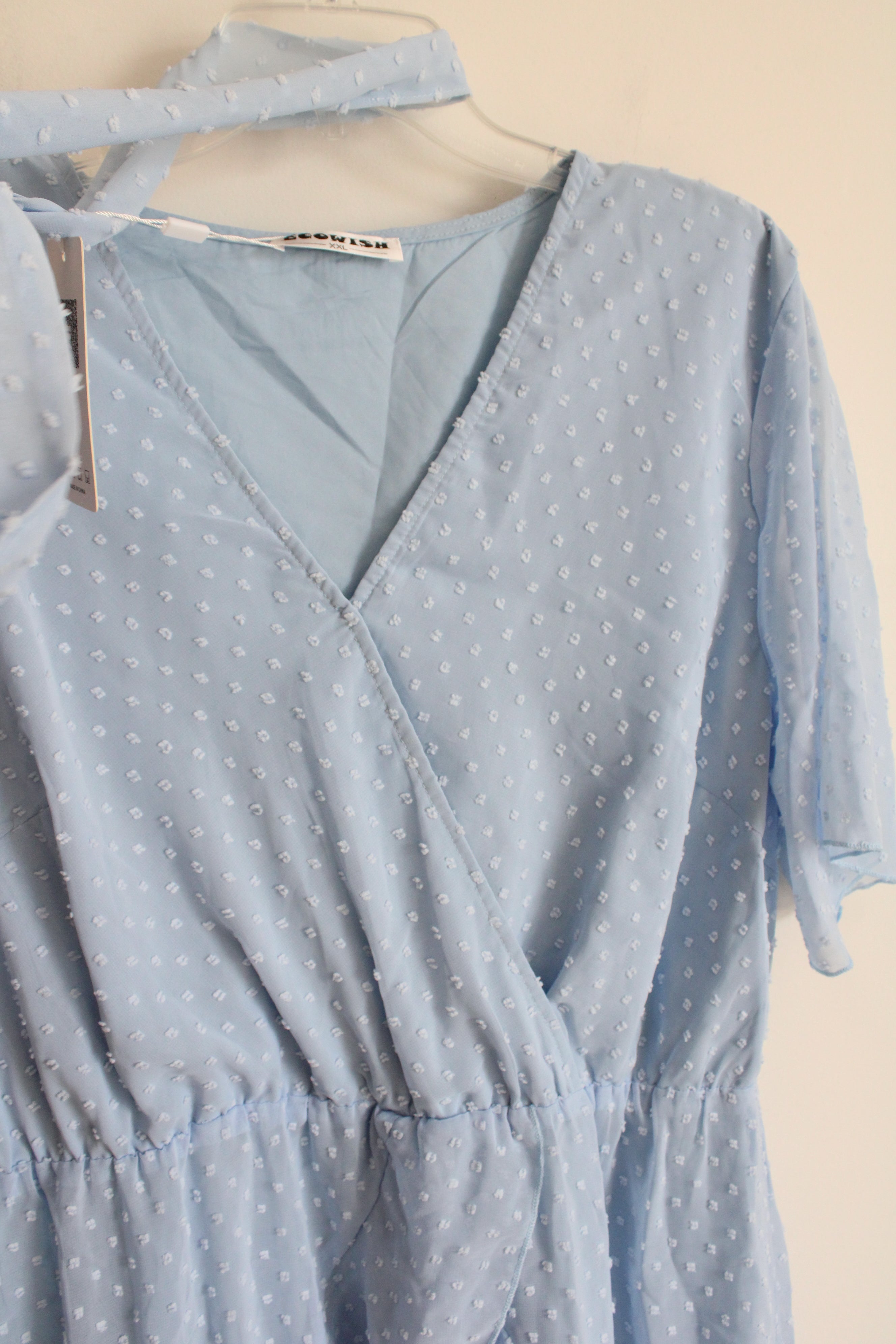 NEW Ecowish Textured Light Blue Dress | XXL