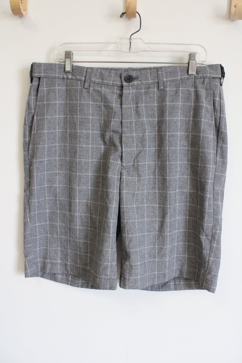Gray Plaid Shorts | 36