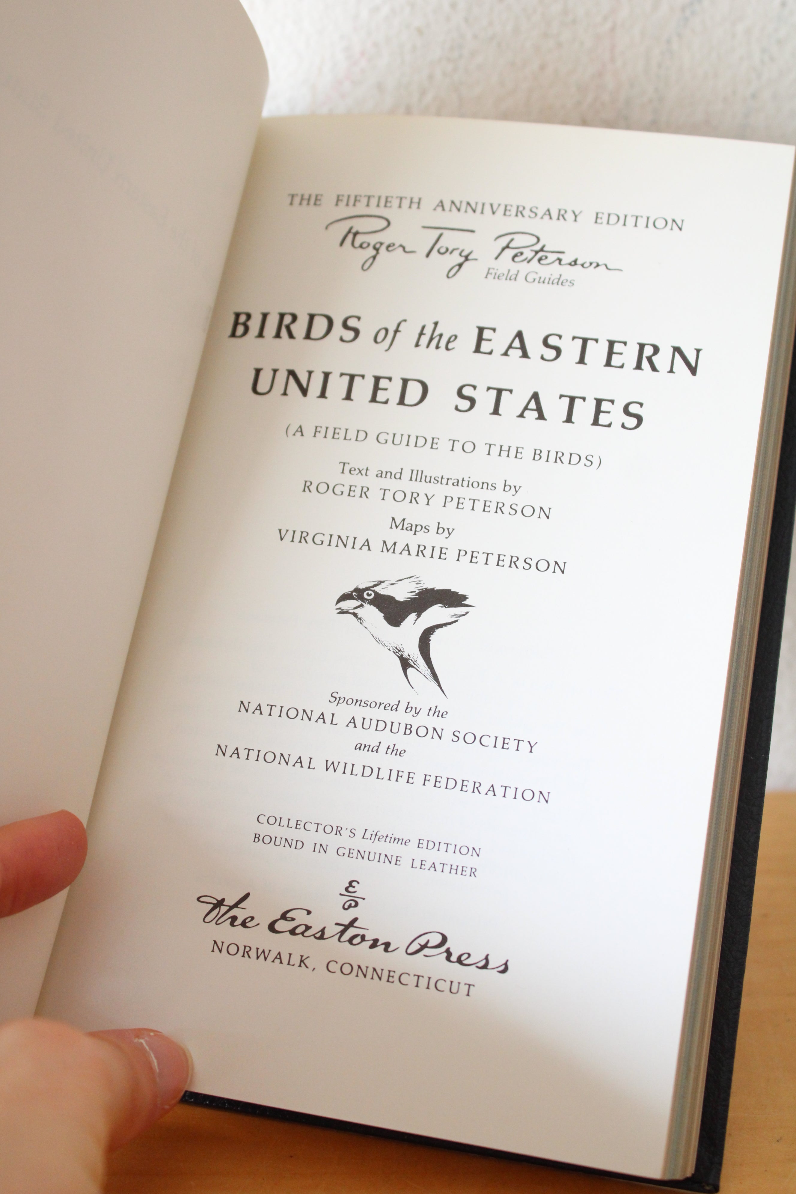 Roger Tory Peterson Field Guide Birds Of The Eastern United States Easton Press