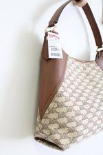 NEW MICHAEL Michael Kors Aria Beige Monogram Purse