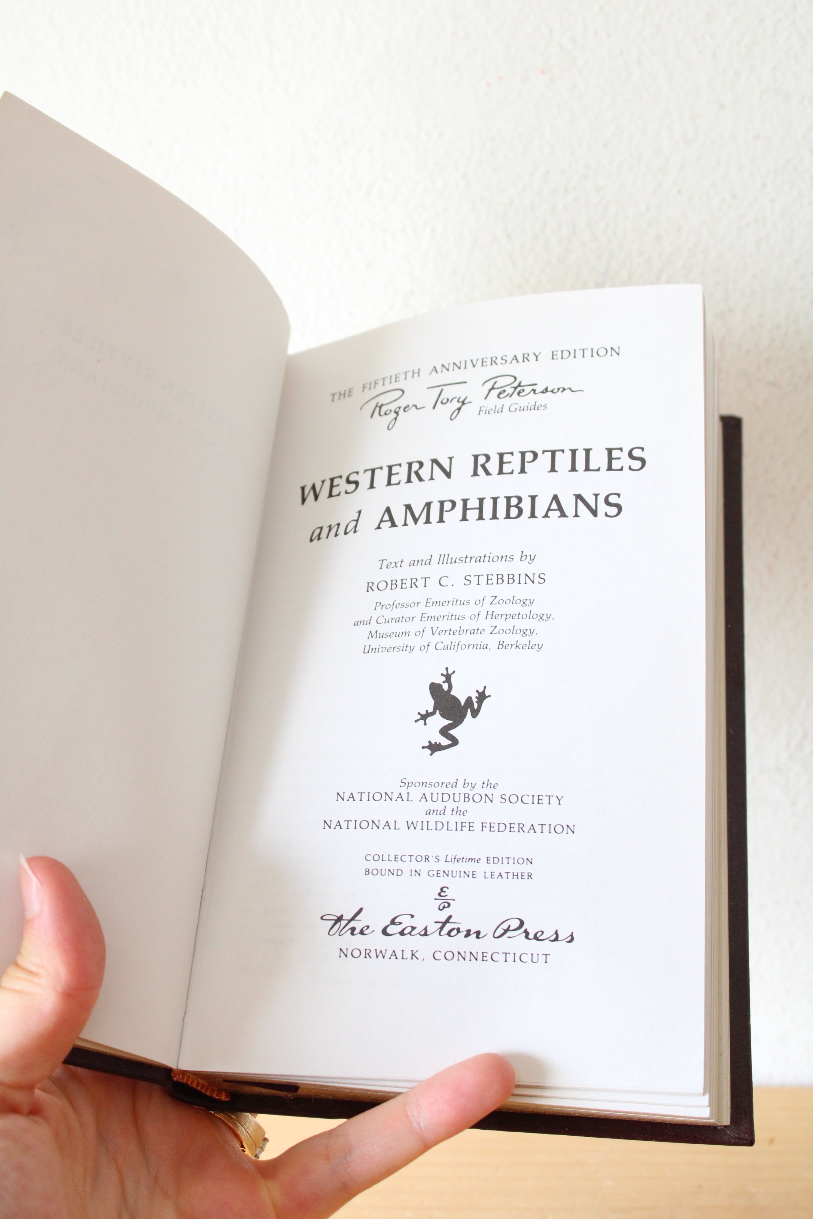 Roger Tory Peterson Field Guide Western Reptiles And Amphibians Easton Press