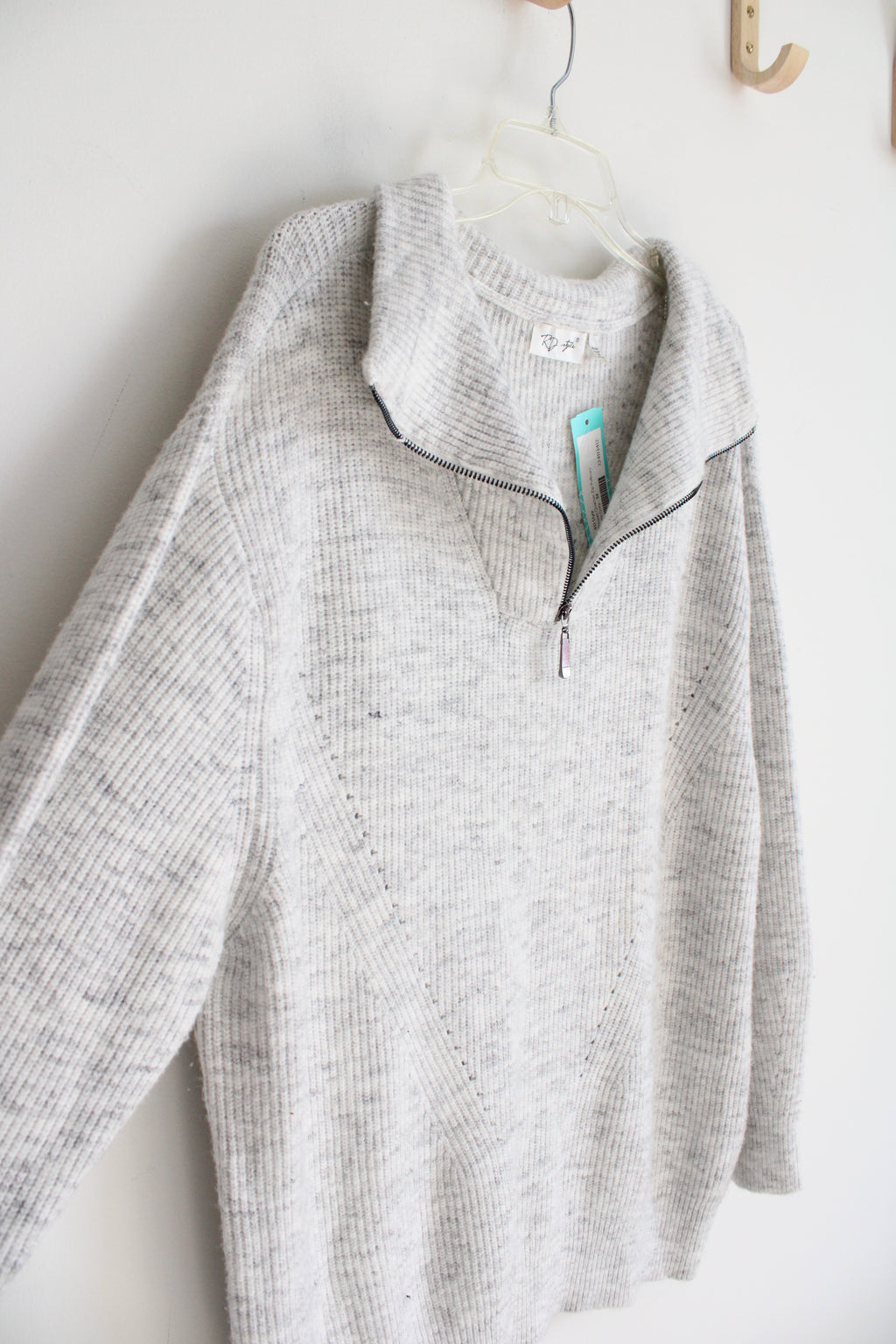 NEW RD Style Rowan Quarter Zip Pullover Sweater | 3X