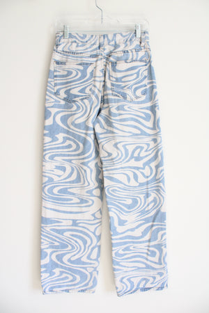 Shein Swirl Patterned Jeans | S