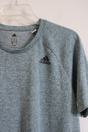 Adidas Green Blue Athletic Shirt | M