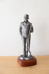 Michael Ricker 1985 Cletus "Man With Shovel" Pewter Statue