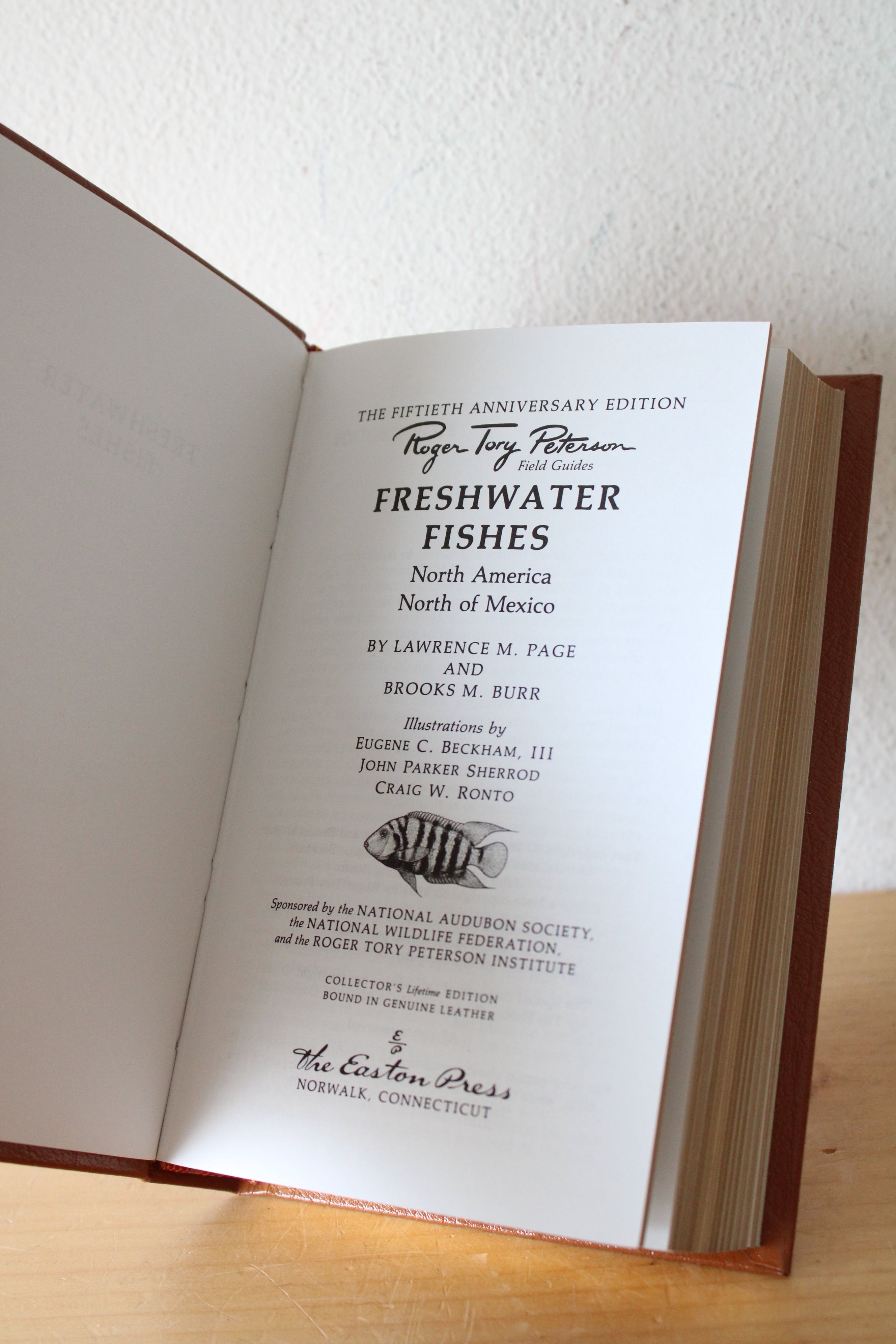 Roger Tory Peterson Field Guide Freshwater Fishes Easton Press