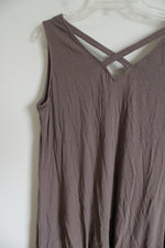 AnyBody Brown Dress | L Petite