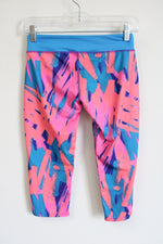 Under Armour Multi-Colored Patterned Fitted Capri Leggings | Youth L (14/16)