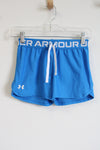 Under Armour Loose Fit Blue Athletic Shorts | Youth M (10/12)