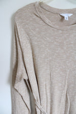 Time And Tru Tan Knit Belted Dress | XXL (20)