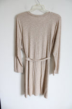 Time And Tru Tan Knit Belted Dress | XXL (20)