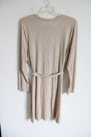 Time And Tru Tan Knit Belted Dress | XXL (20)