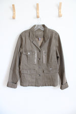 Silver Jeans Brown Denim Jacket | XL