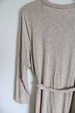 Time And Tru Tan Knit Belted Dress | XXL (20)