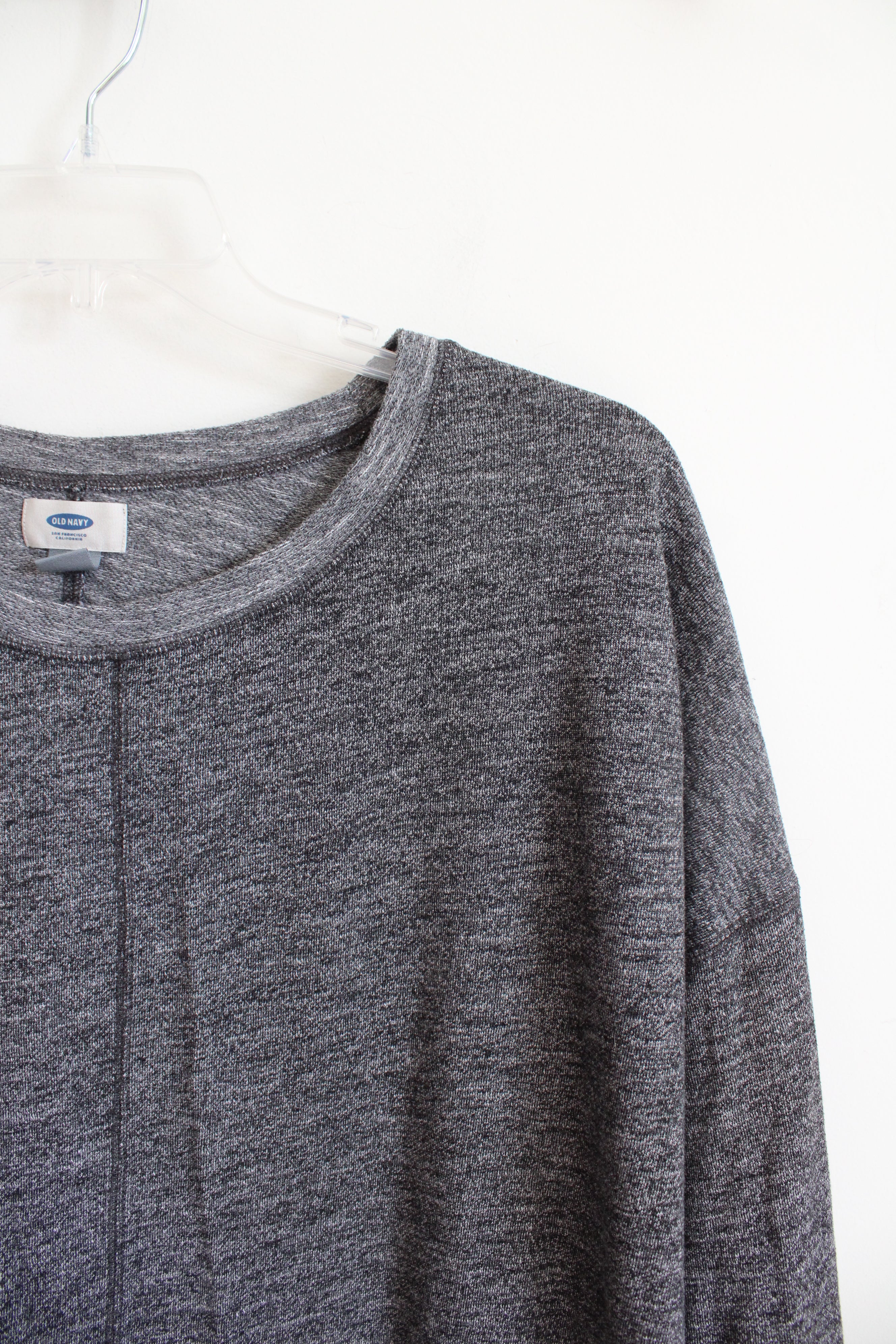 Old Navy Gray Thick Long Sleeved Top | XXL