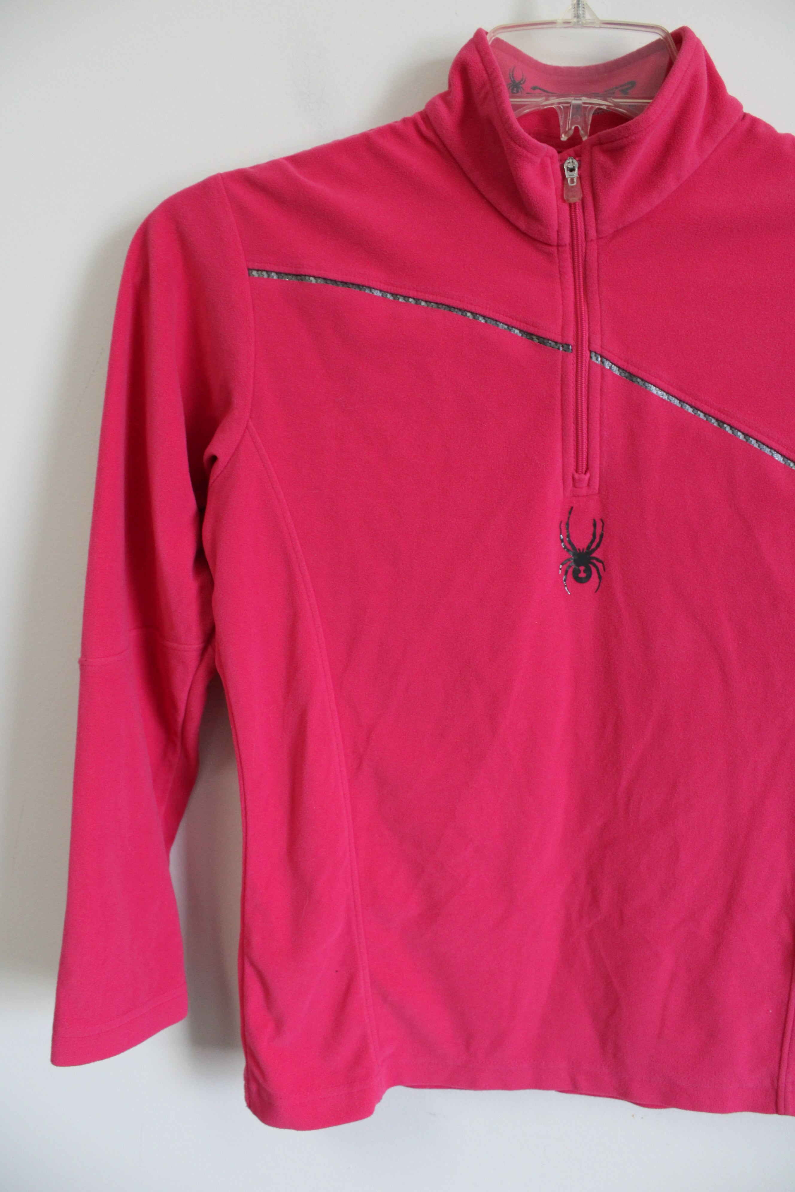 Spyder Lightweight Quarter Zip Pink Jacket | Youth L (14/16)