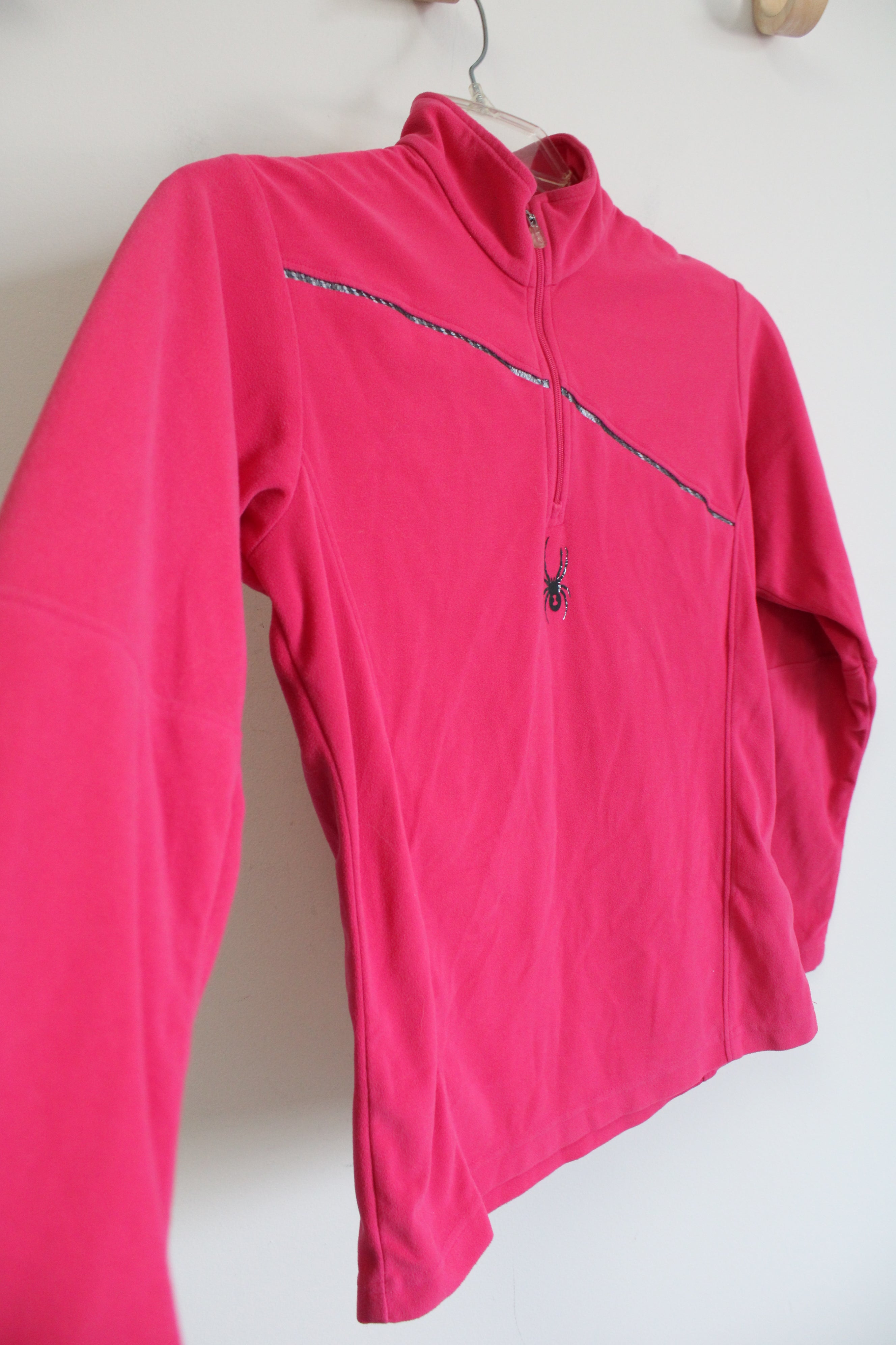 Spyder Lightweight Quarter Zip Pink Jacket | Youth L (14/16)