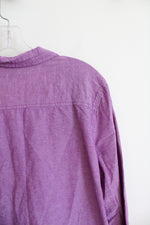 Old Navy Purple Long Sleeved Button Down Top | L