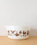 Pyrex Brown Early American 1.5 Quart Casserole Dish