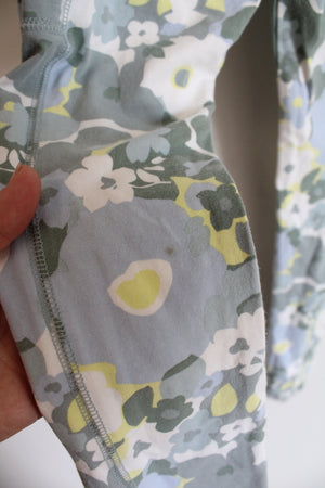 Carter's Green Blue & Yellow Floral Leggings | Youth 10