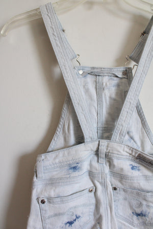 Justice Bleached Short Overalls | Youth 7