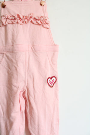 Colette Lilly Pink Ruffled Overalls | Youth M (5/6)