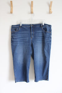 Gloria Vanderbilt Denim Capris | 18W