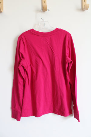 Champion Magenta Long Sleeved Shirt | Youth M (10/12)