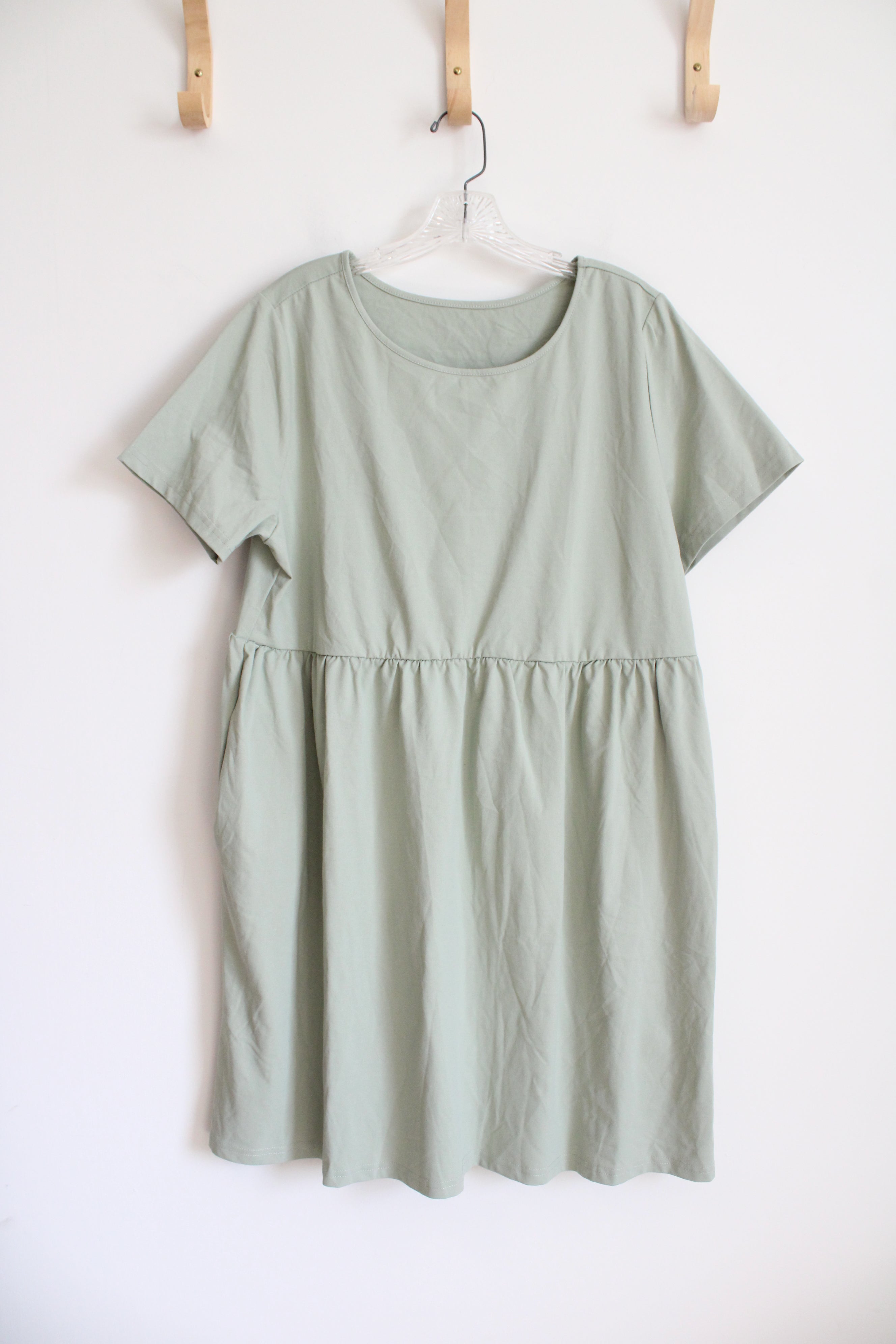 Shein Curve Sage Green Dress | 2XL