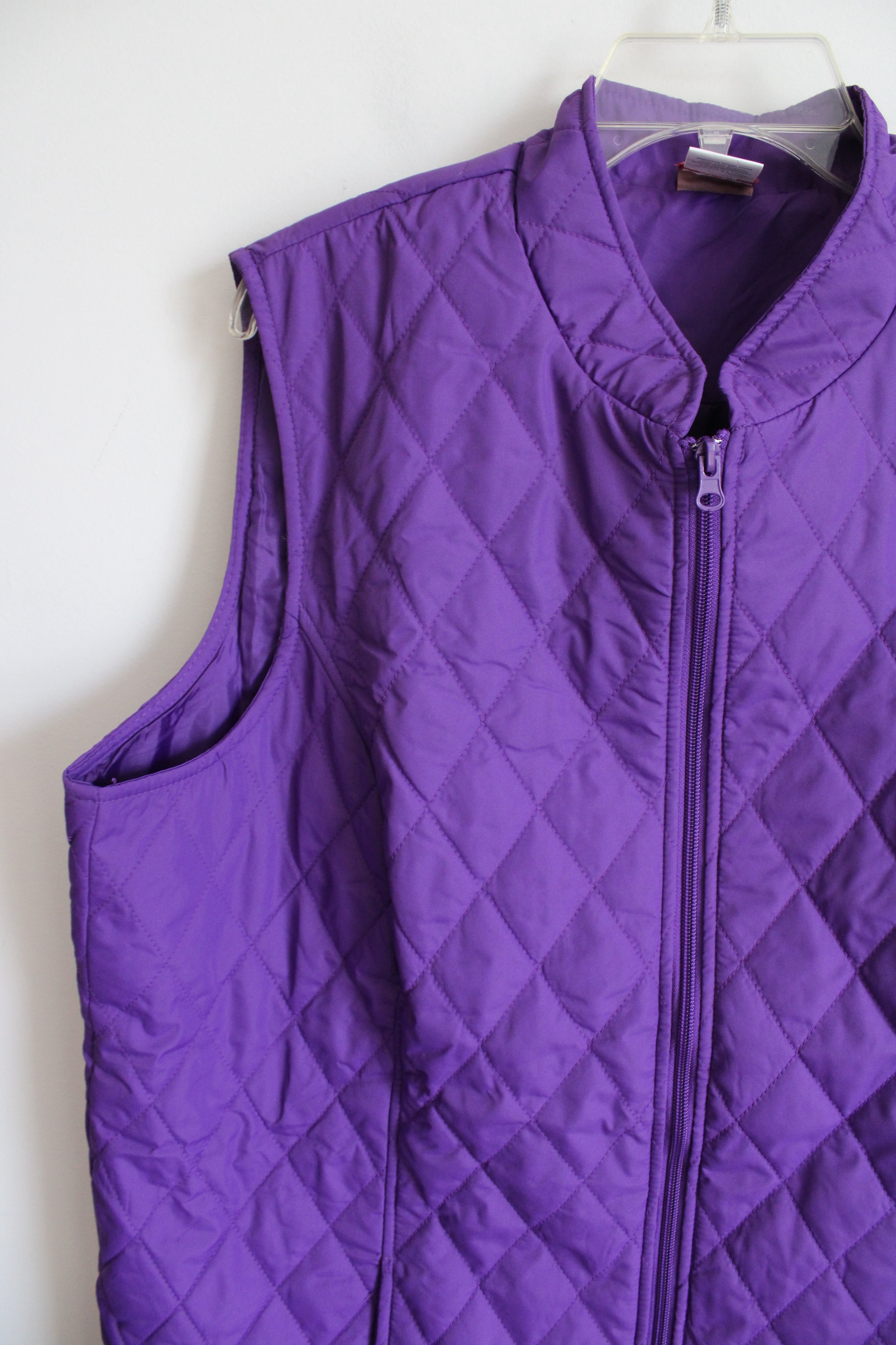 Tudor Court Purple Quilted Vest | XL