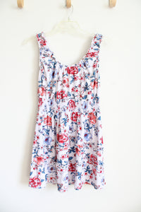 No Boundaries Red White & Blue Floral Dress | XL