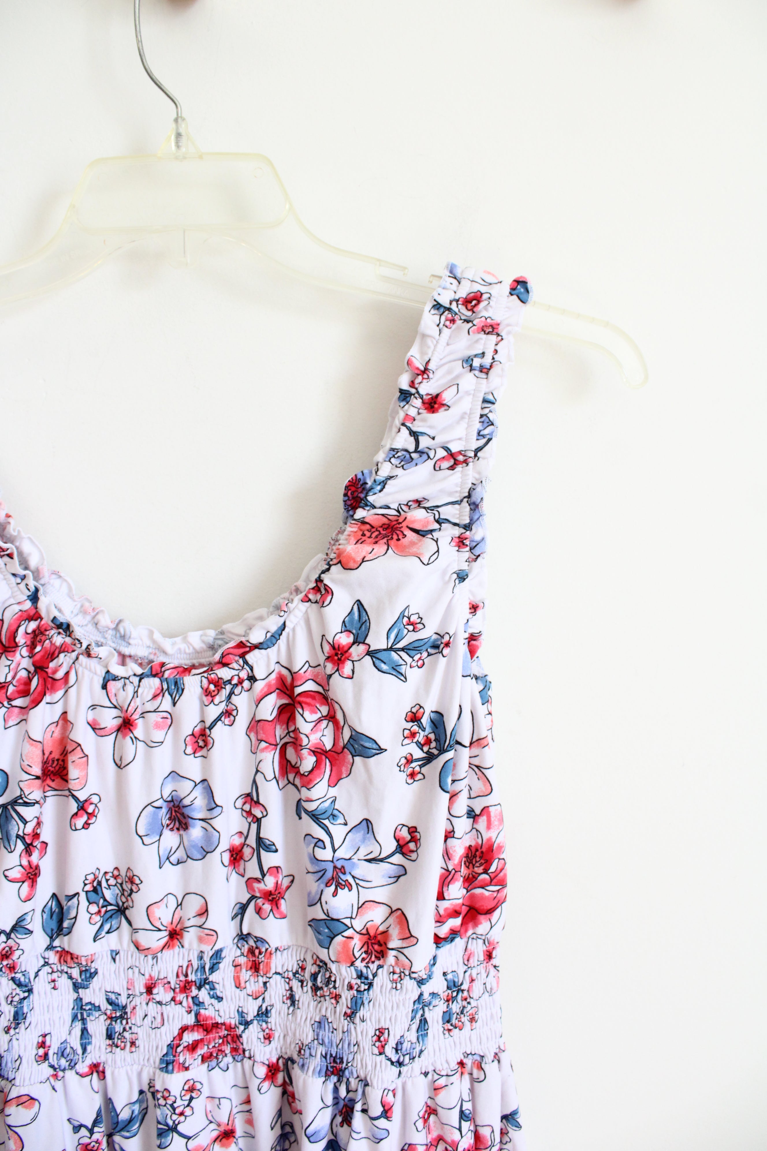 No Boundaries Red White & Blue Floral Dress | XL