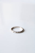 Sterling Silver Shimmer Cut Band | Size 7