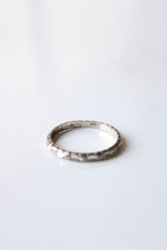 Sterling Silver Shimmer Cut Band | Size 7