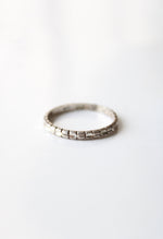 Sterling Silver Shimmer Cut Band | Size 7