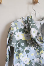 Carter's Kid Blue Green & Yellow Floral Hoodie | Youth 8