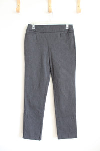 Croft & Barrow Dark Gray Trouser Pants | 4 Regular