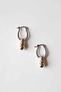 NEW Simply II Two-Tone Hoop Earrings