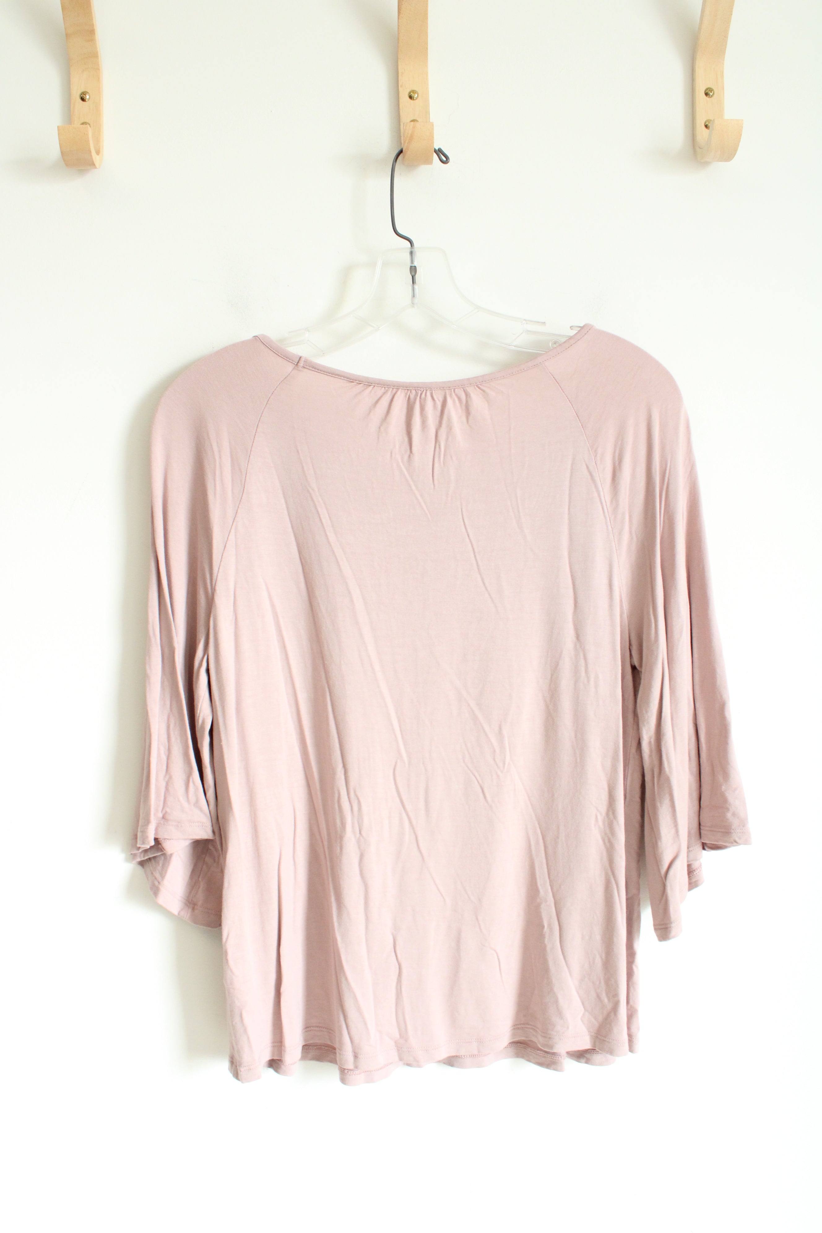 Old Navy Soft Pink Smocked Top | S