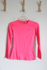 Under Armour Hot Pink Coldgear Long Sleeve Shirt | S