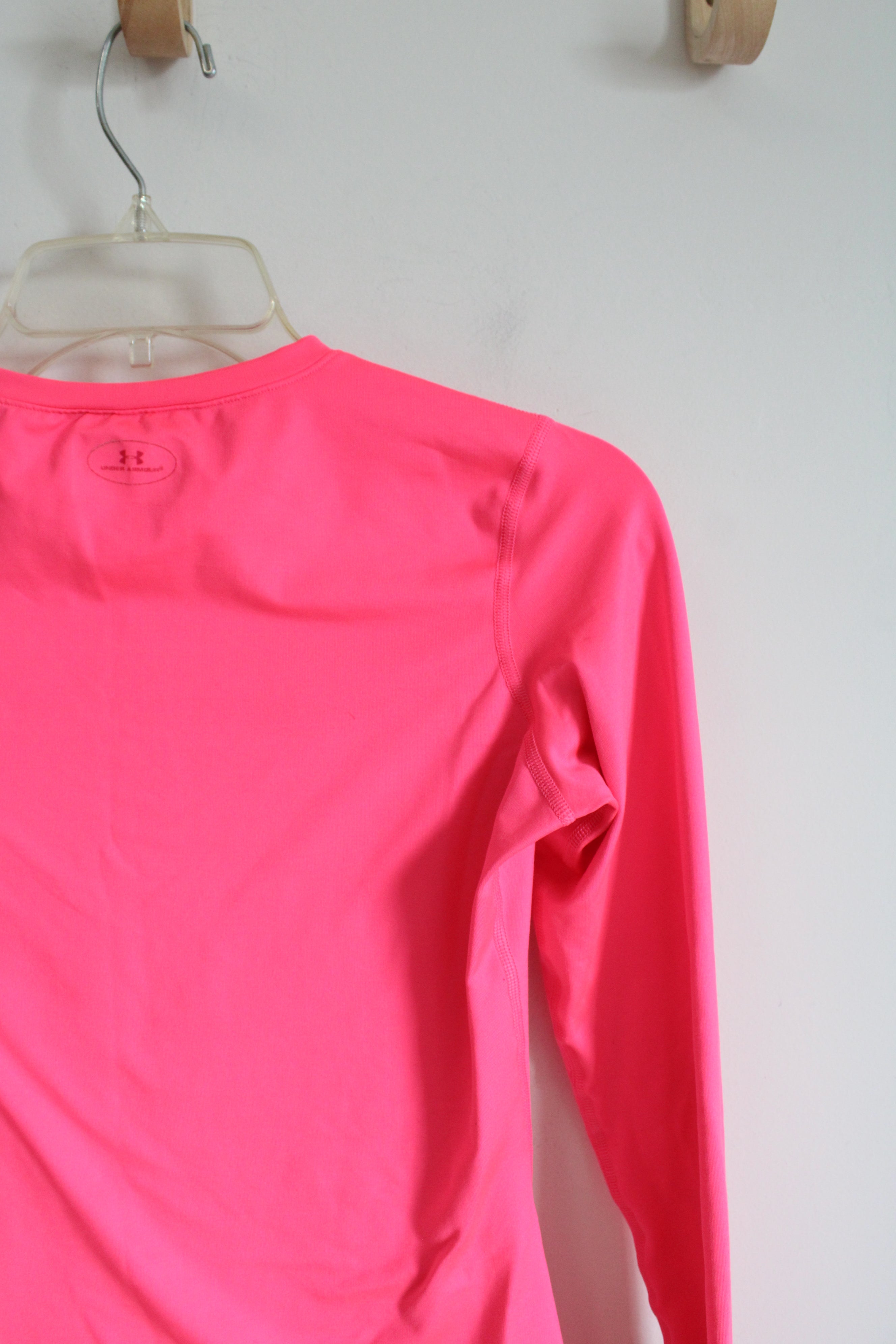 Under Armour Hot Pink Coldgear Long Sleeve Shirt | S