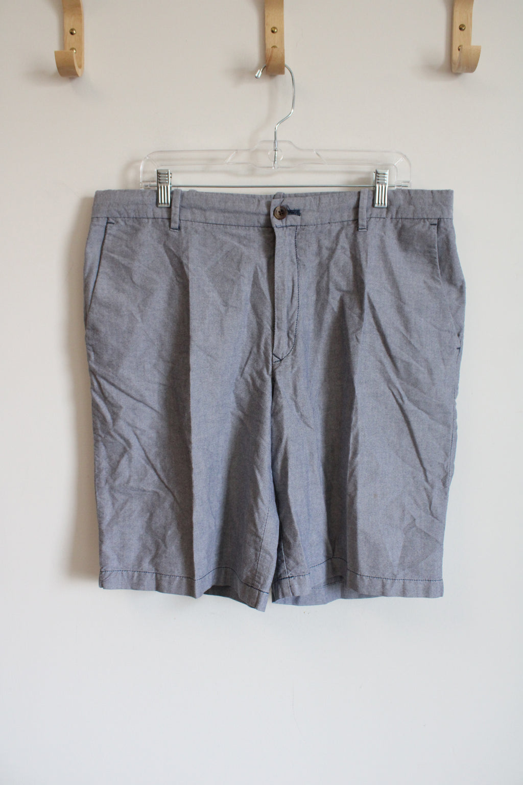 Izod Gray Cotton Shorts | 36