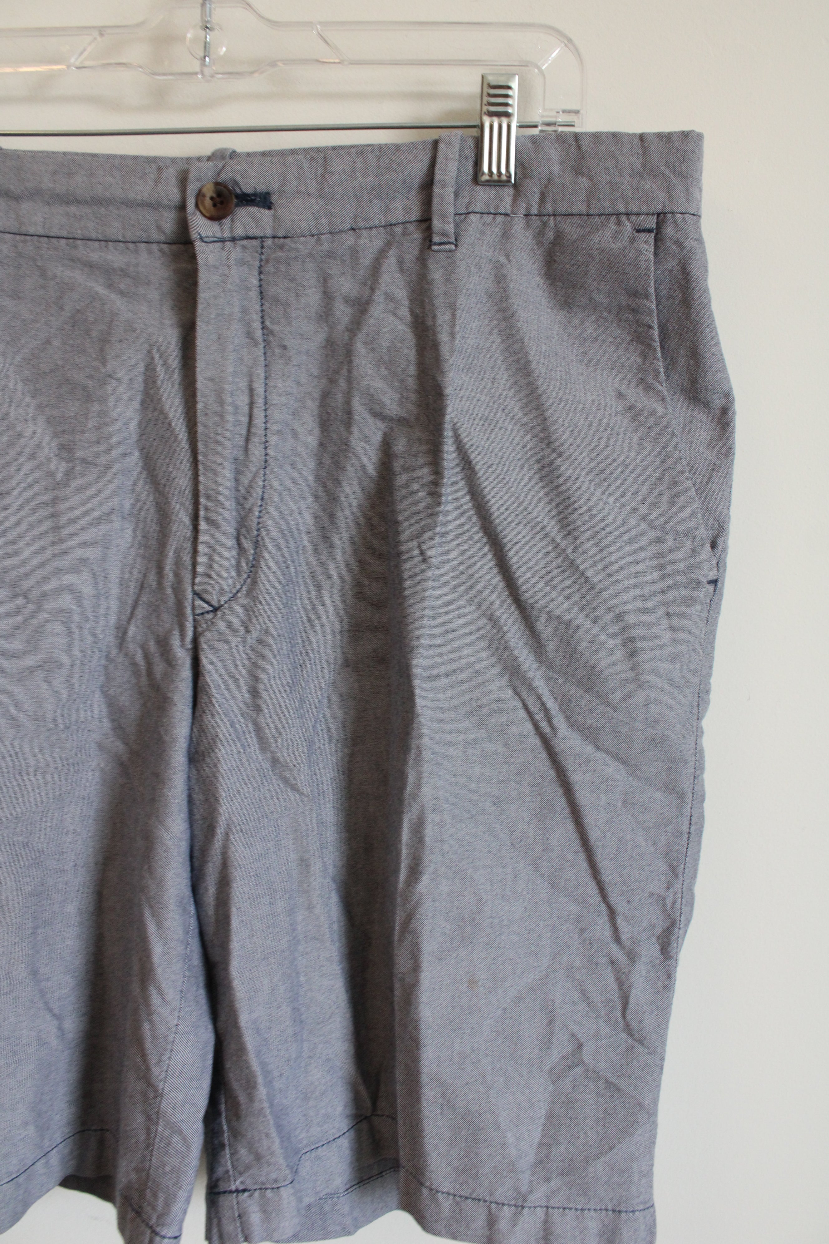 Izod Gray Cotton Shorts | 36