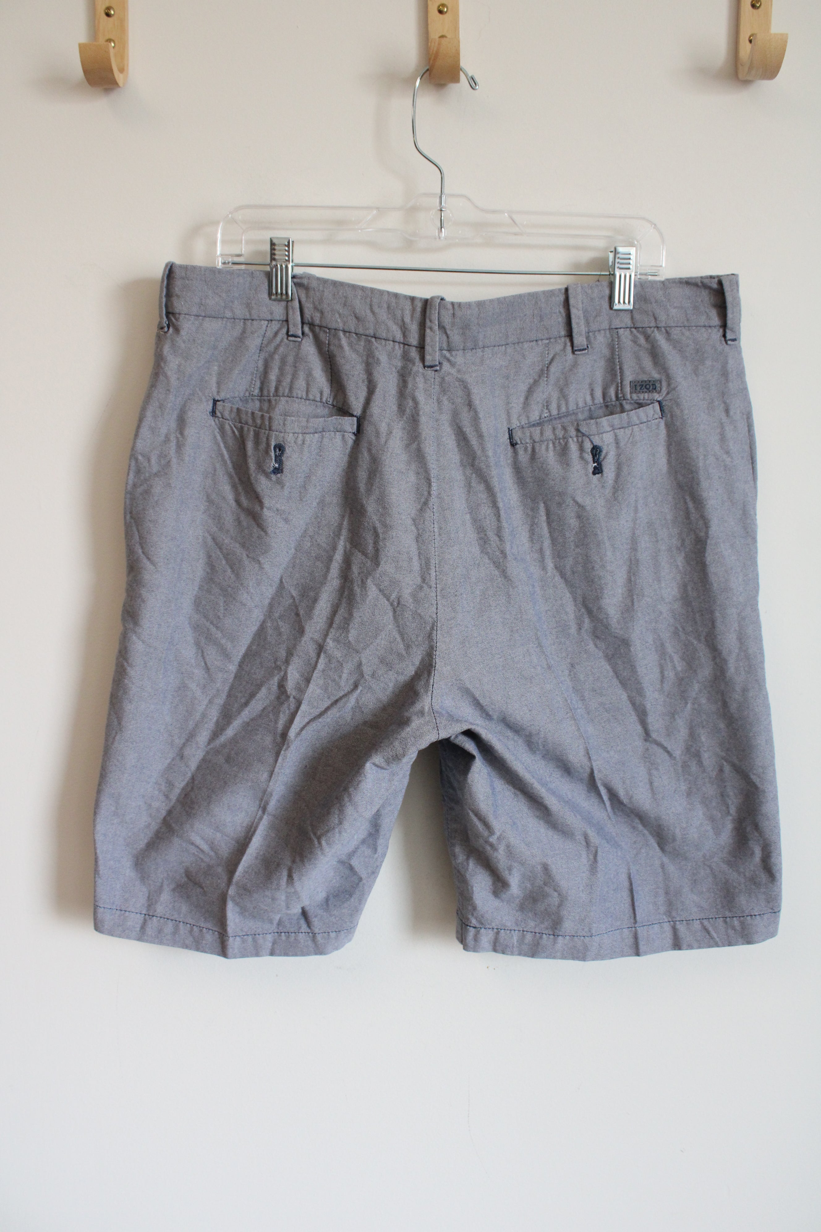 Izod Gray Cotton Shorts | 36