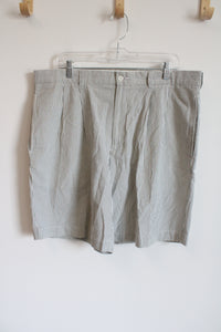 346 Brooks Brothers Green White Pinstripe Shorts | 38