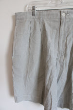 346 Brooks Brothers Green White Pinstripe Shorts | 38